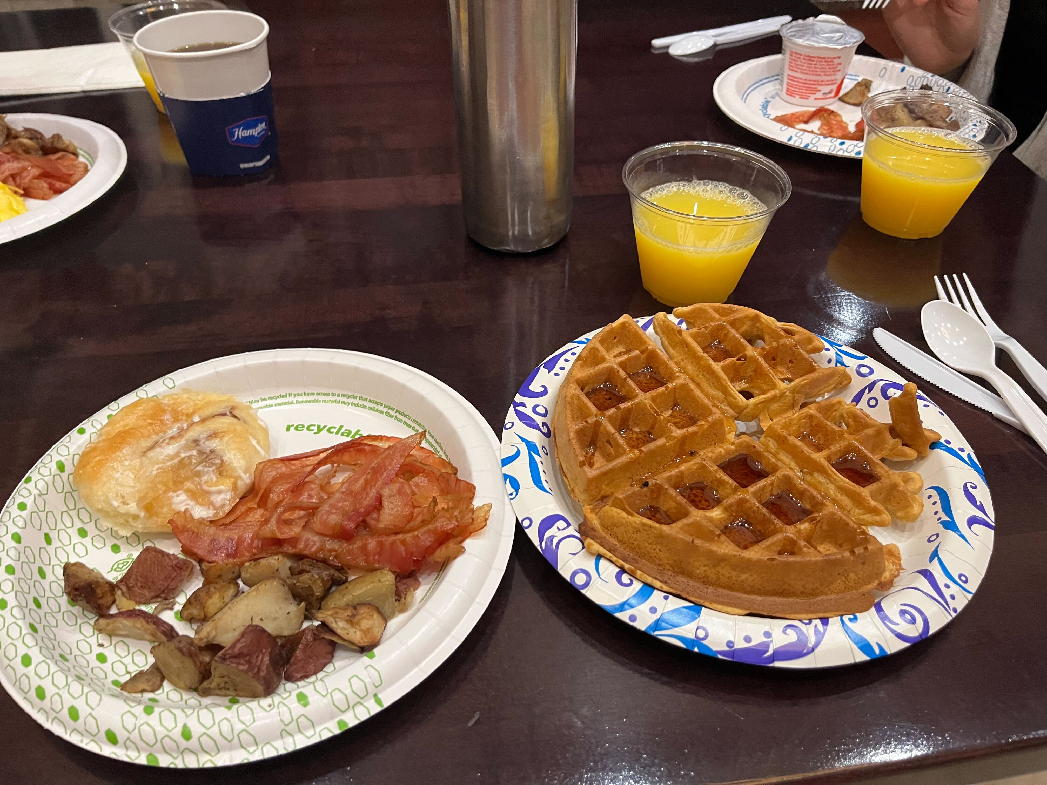 image of my hotel breakfast